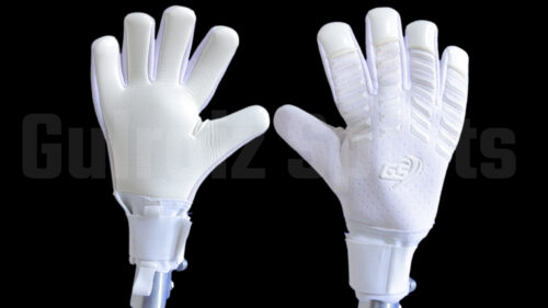 GS 0786 football goalkeeper gloves white color