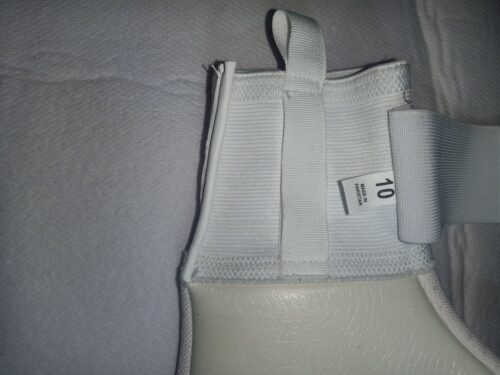 GS 0786 football goalkeeper gloves white color - Image 3